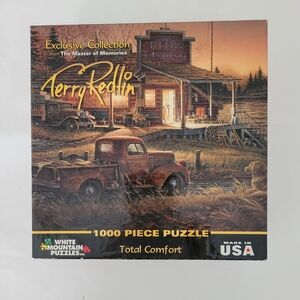 Terry Redlin 'Total Comfort' 1000-Piece Puzzle - Rustic Sunset Colors